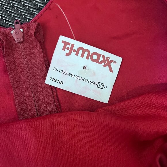 NWT Lette Red Cocktail Midi Dress Size S - Picture 10 of 15